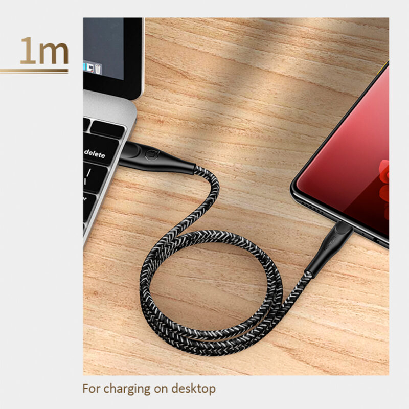 Cabo Usb Usams Usb A pra Micro Usb Máx. 2A 1Metro Preto
