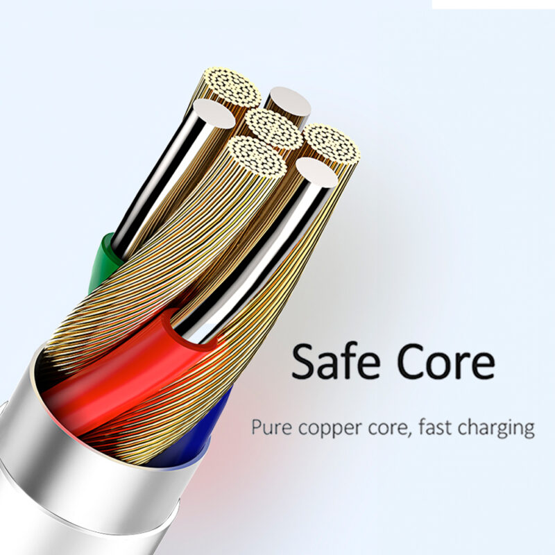 Cabo Usb Usams Usb A pra Lightning Máx. 2A 1Metro Branco
