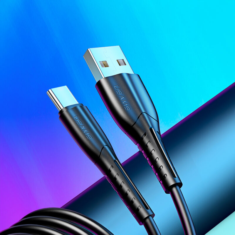 Cabo Usb Usams Usb A para Tipo C Máx. 2A 1 Metro Preto