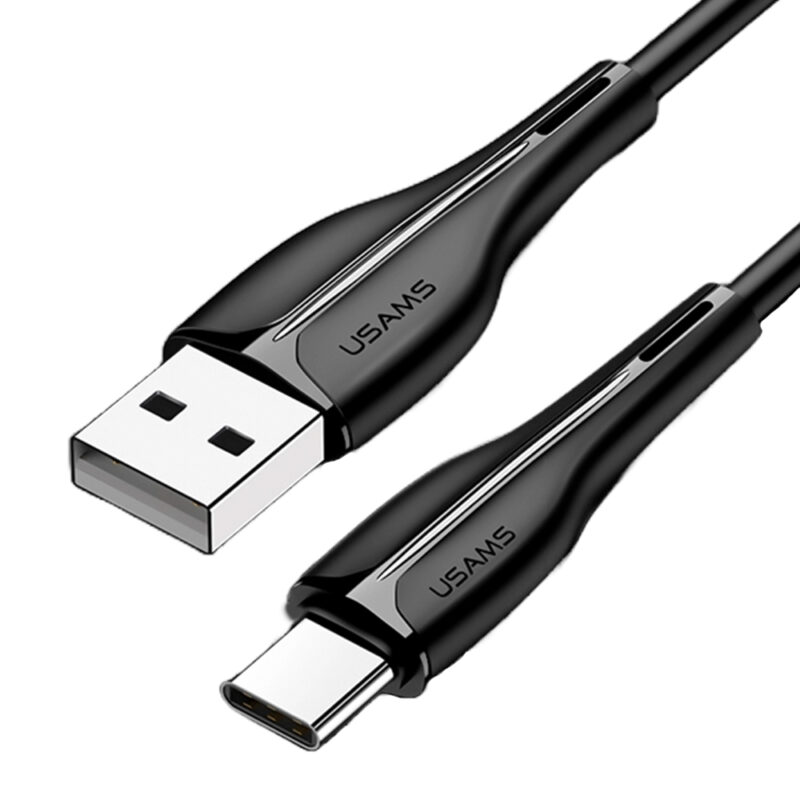Cabo Usb Usams Usb A pra Tipo C Máx. 2A 1 Metro Preto
