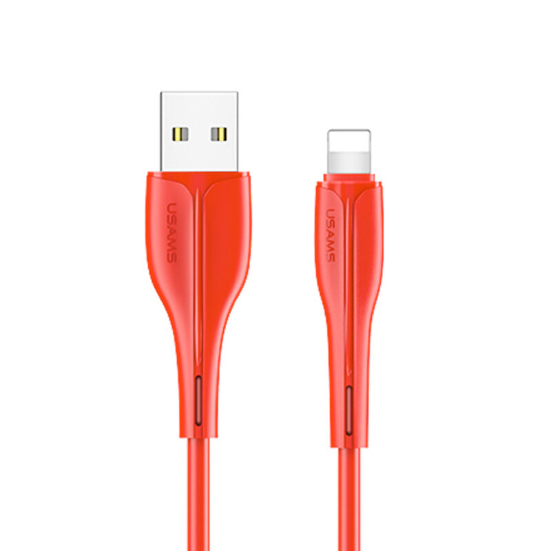 Cabo Usb Usams Usb A pra Lightning Máx. 2A 1 M Vermelho