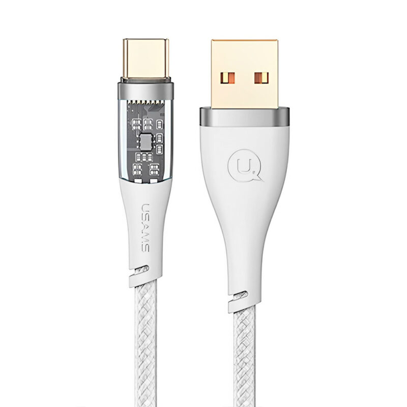 Cabo Usb Usams Usb C para Usb C Pd 100W 1.2 Metro Branco
