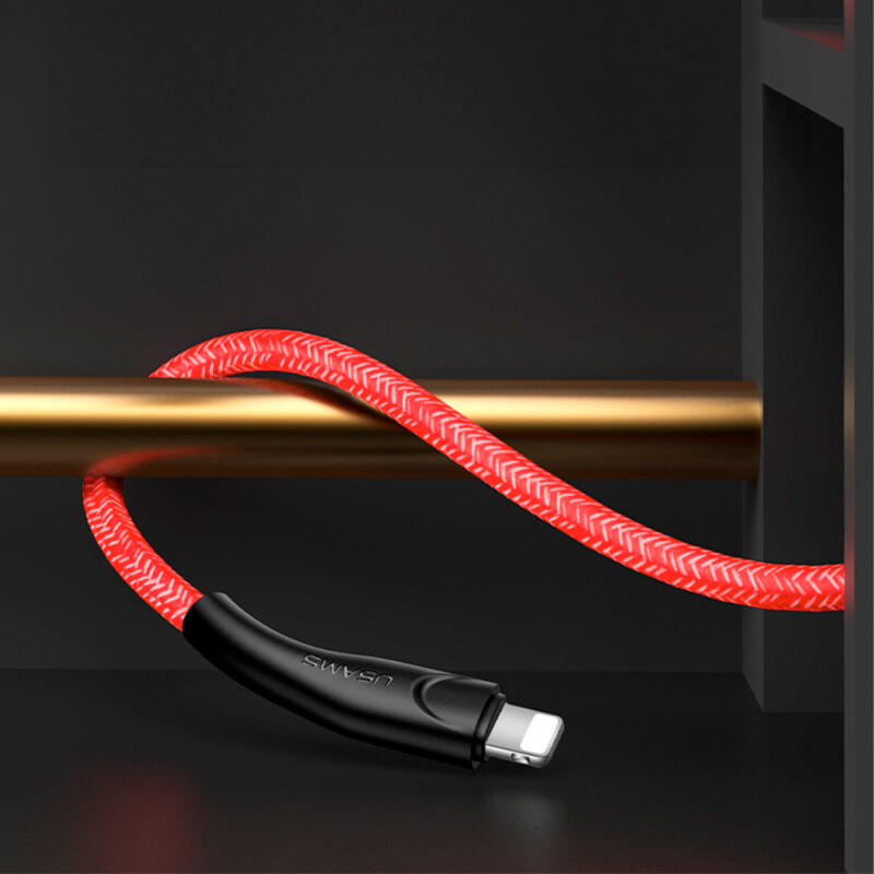 Cabo Usb Usams Usb A pra Lightning Máx. 2A 1 M Vermelho