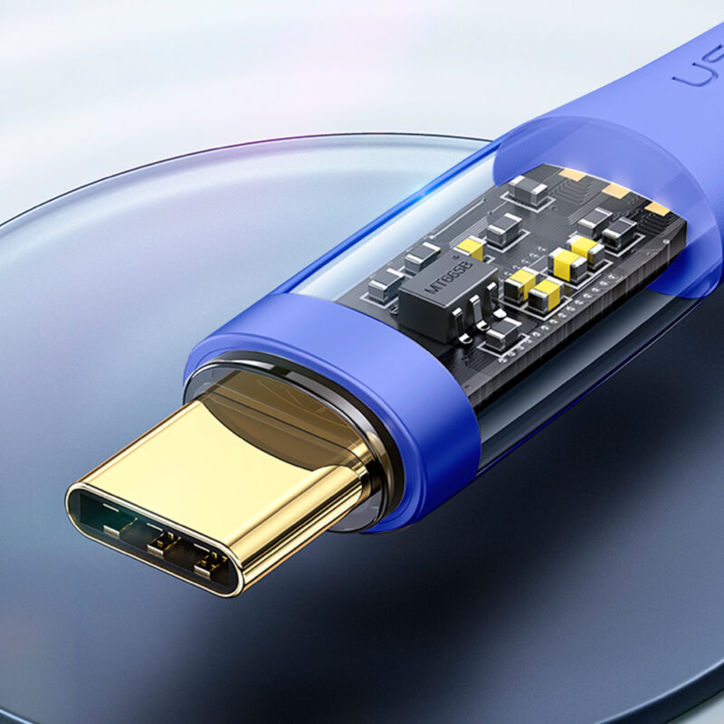 Cabo Usb Usams Usb C pra Lightning Pd 20W 1.2 Metro Azul