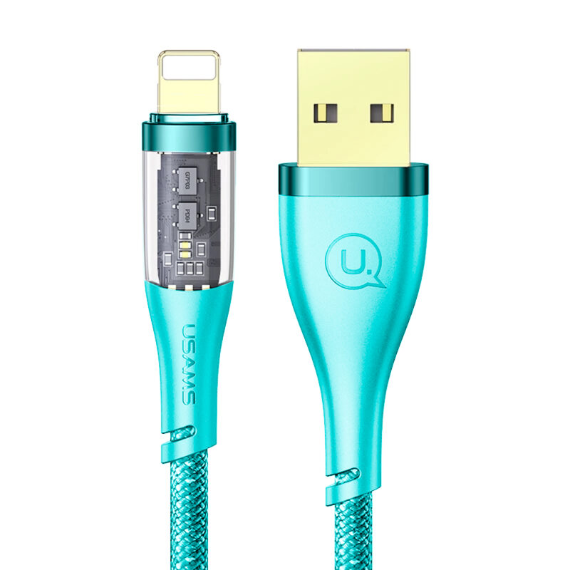 Cabo Usb Usams 3 em 1 Usb A/C/Micro/Ios 2.4A  1.2M Verde