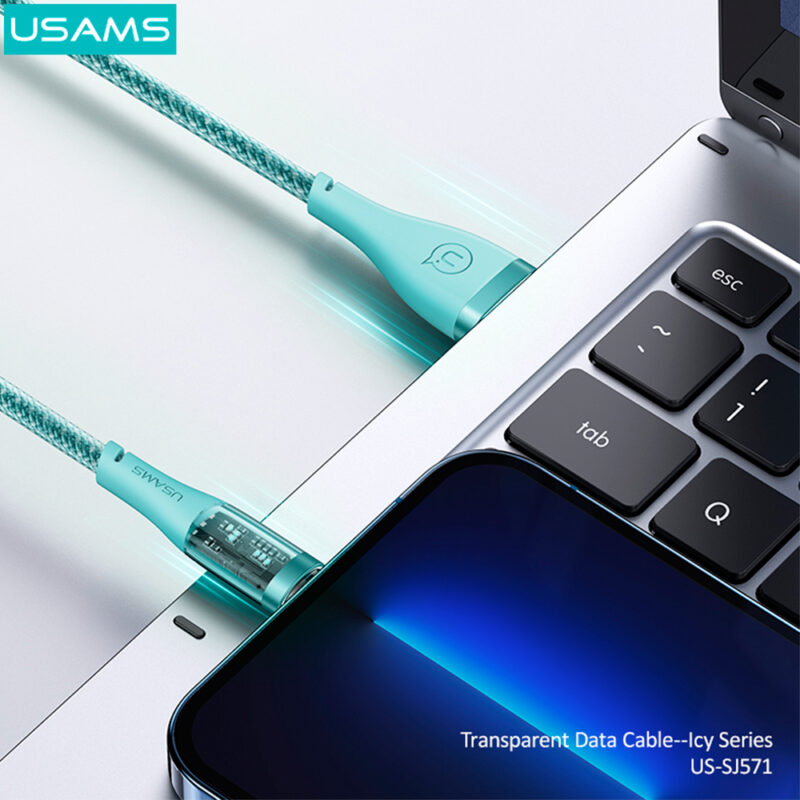Cabo Usb Usams 3 em 1 Usb A/C/Micro/Ios 2.4A  1.2M Verde