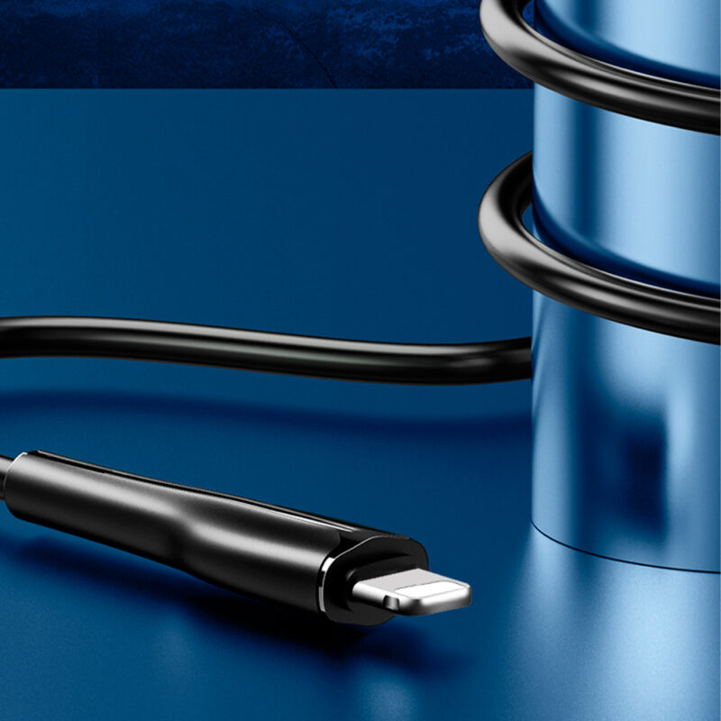 Cabo Usb Usams Usb A pra Lightning Máx. 2A 1 Metro Preto