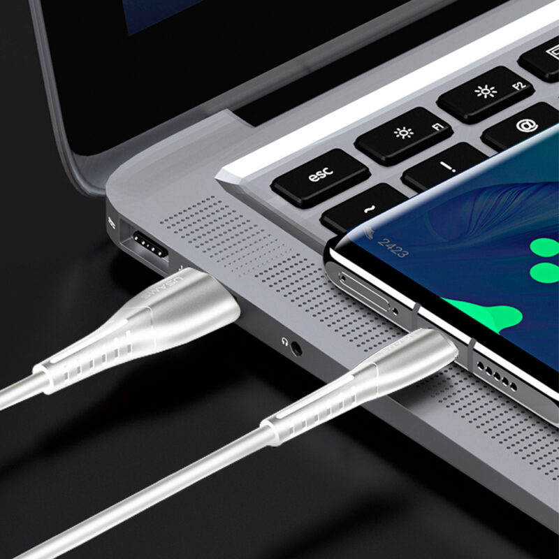 Cabo Usb Usams Usb A para Tipo C Máx. 2A 1 Metro Branco