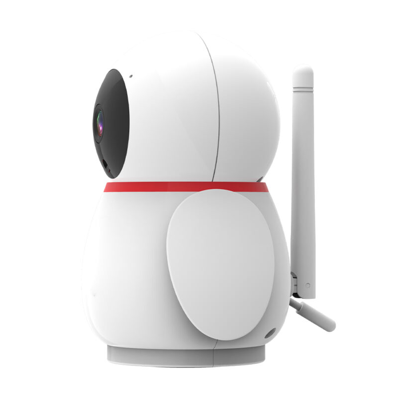 Babá Eletrônica BabyMonitor Tela 5" Câmera 2.4Ghz Branca