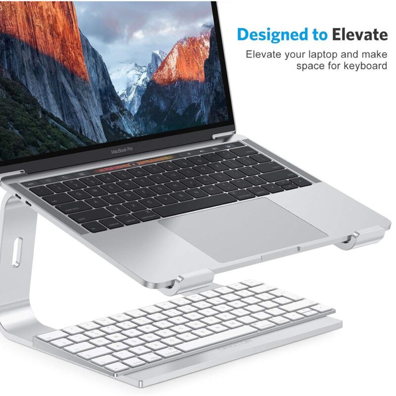 Suporte Laptop Omoton L2 para Notebook 10/16 pol. Prata