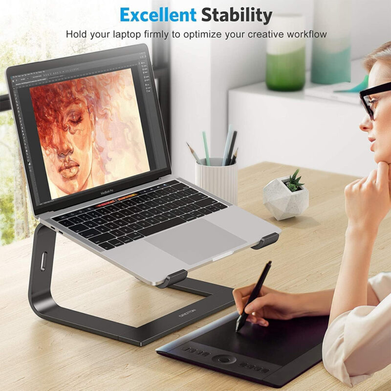 Suporte Laptop Omoton L2 para Notebook 10/16 pol. Preto