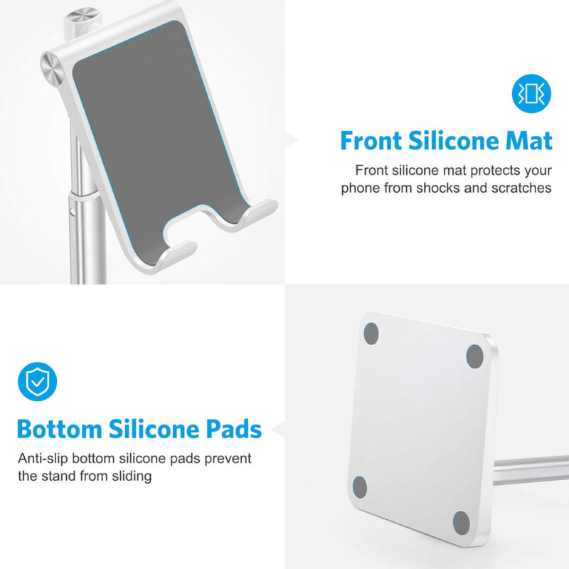 Suporte Smartphone Omoton Ca02 Telefones 3.5/7 pol Prata