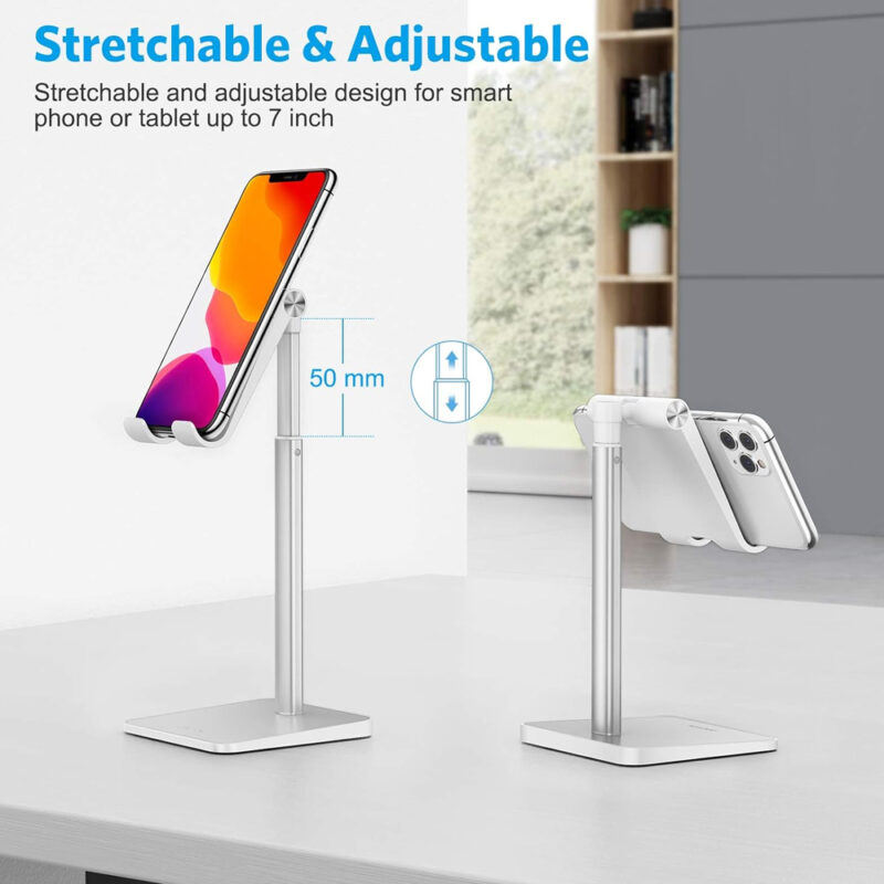 Suporte Smartphone Omoton Ca02 Telefones 3.5/7 pol Prata