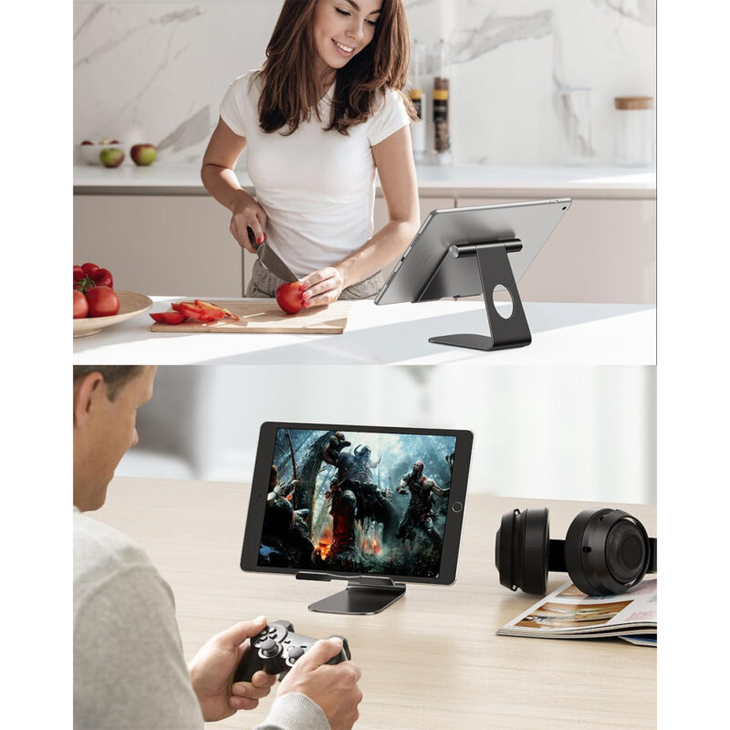 Suporte Tablet Omoton T1 Suporta Telas 3,5/12,9" Preto