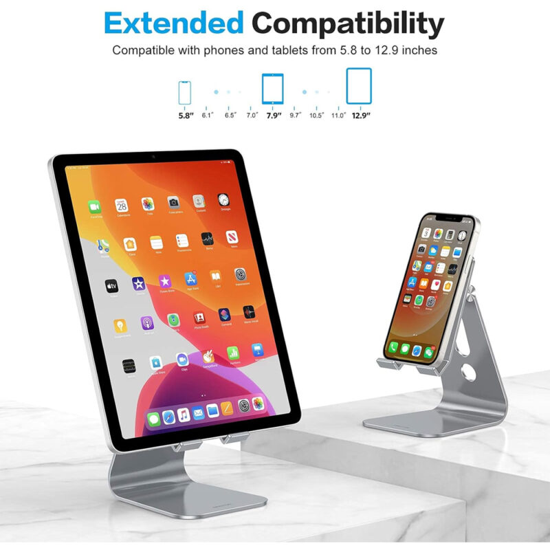 Suporte Tablet Omoton T2 Suporta Telas 4.7'/15.6" Cinza
