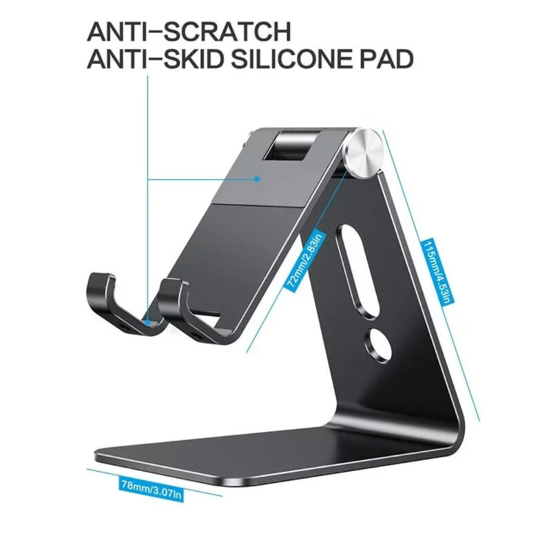 Suporte Smartphone Omoton C2 Suporta Telas 4/10,2" Preto
