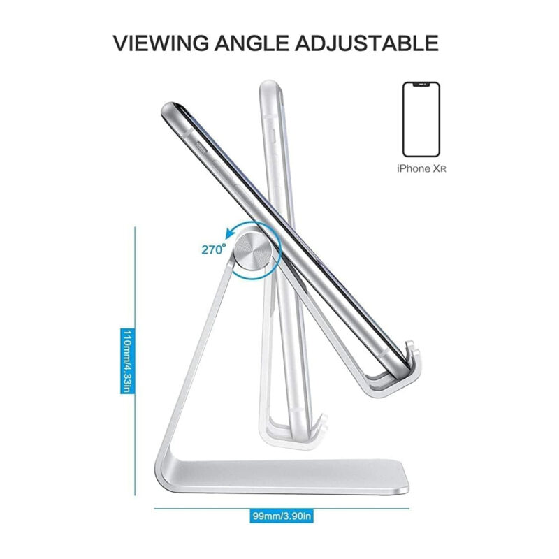 Suporte Smartphone Omoton C2 Suporta Telas 4/10,2" Prata