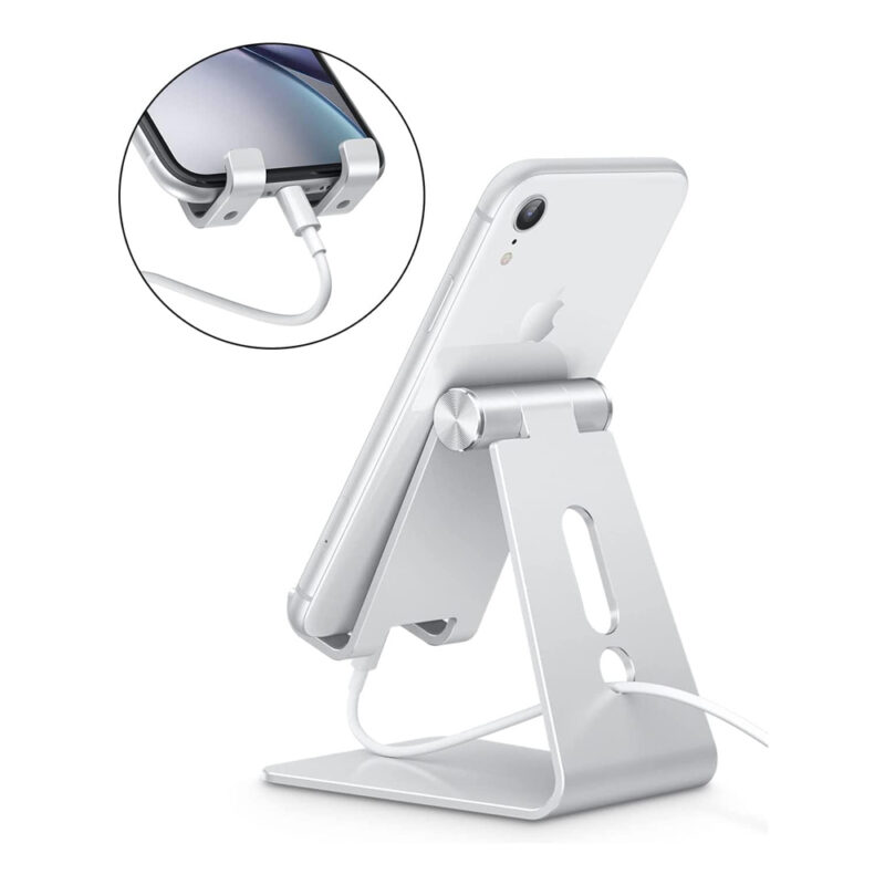 Suporte Smartphone Omoton C2 Suporta Telas 4/10,2" Prata