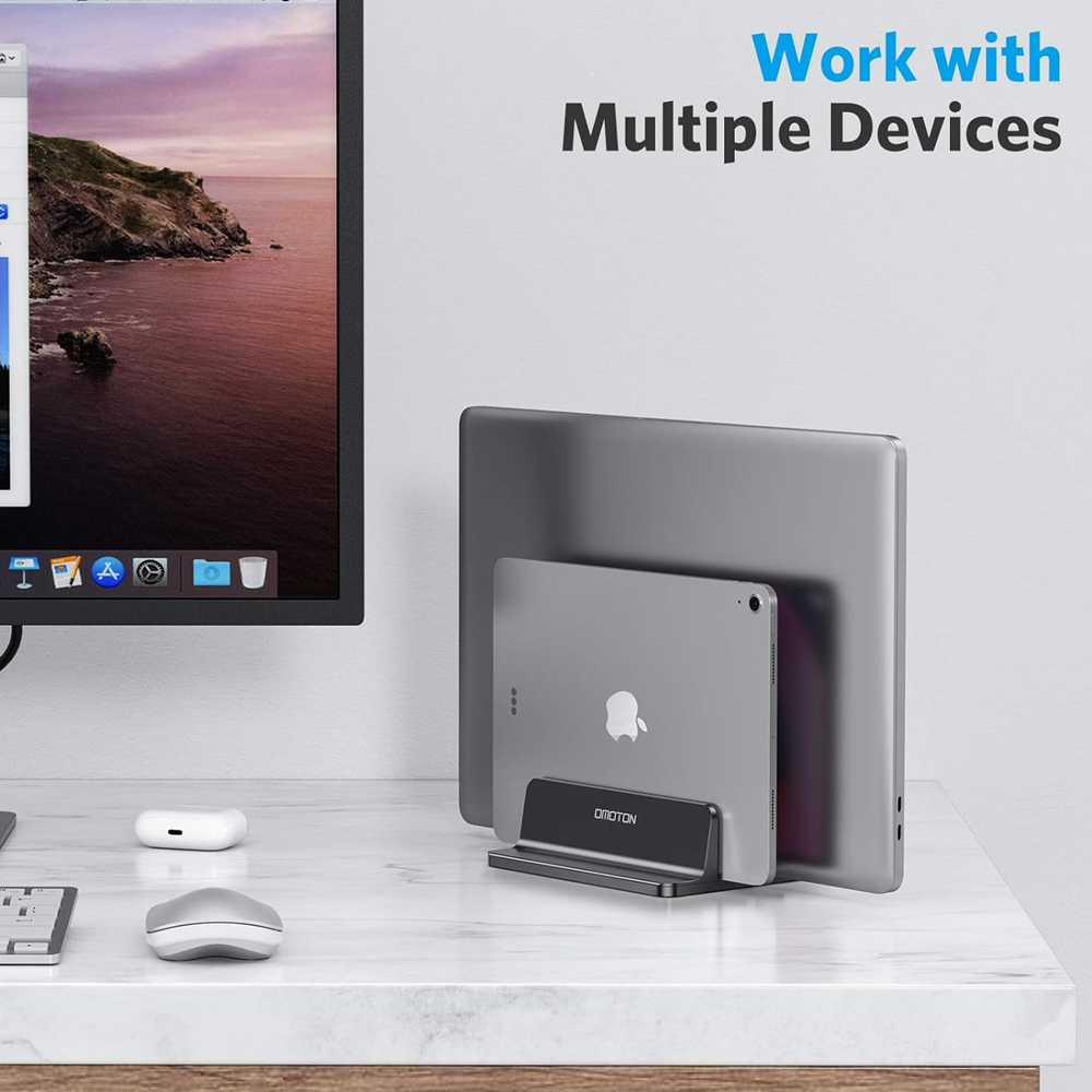 Suporte de Mesa Portátil Omoton Ld02 Notebook Preto