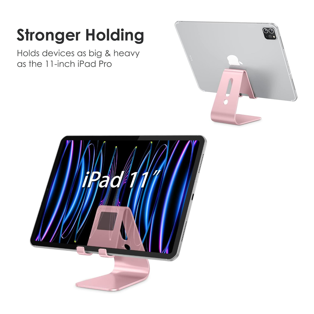 Suporte de Mesa Omoton C1 Smartphone Tela 11" Rose Gold