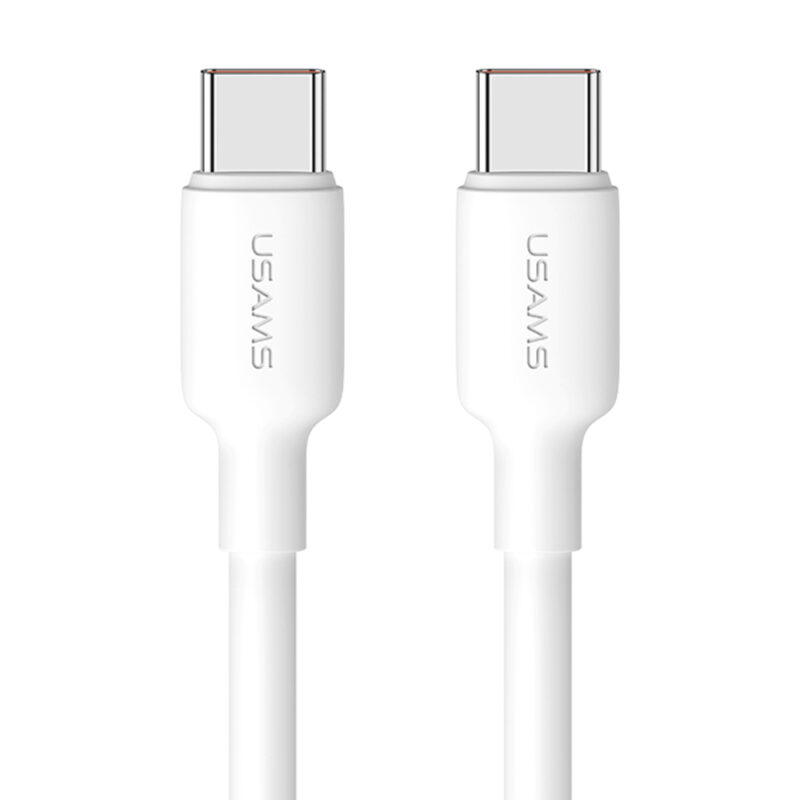 Cabo Usb Usams Usb C para Usb C Pd 100W 2 Metros Branco