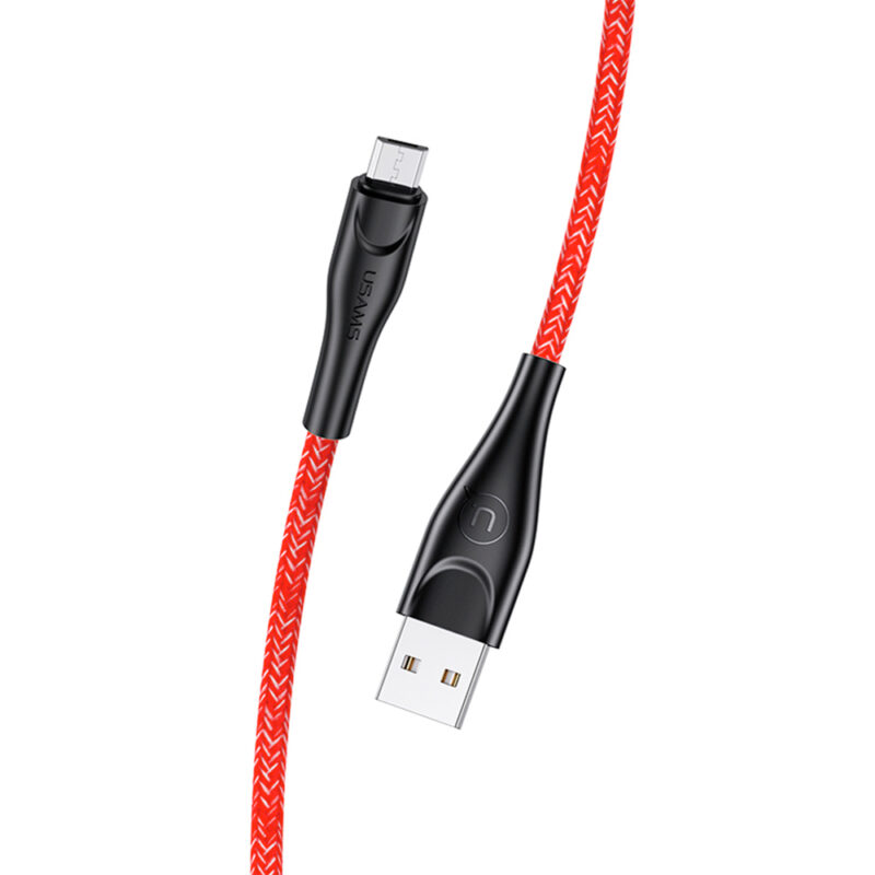 Cabo Usb Usams Usb A pra Micro Usb Máx. 2A 1 M Vermelho