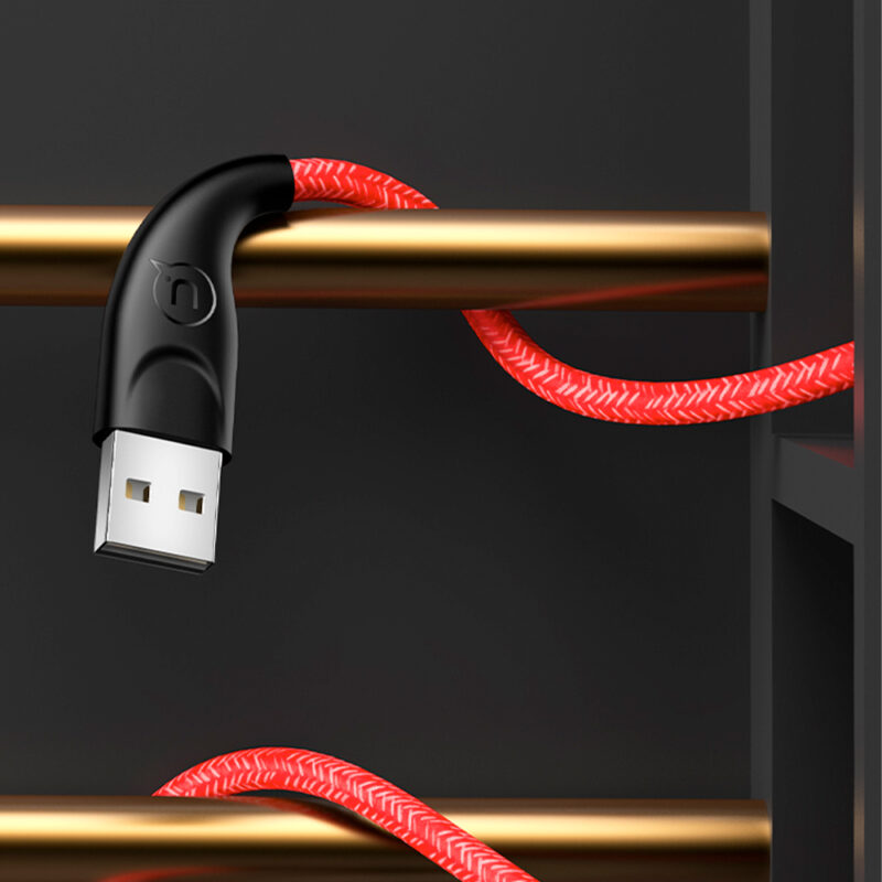 Cabo Usb Usams Usb A pra Micro Usb Máx. 2A 1 M Vermelho
