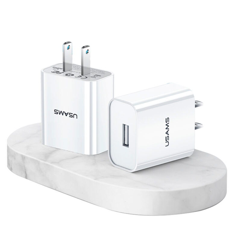 Carregador Parede Usams Usb A + Cabo Usb A/Micro Branco