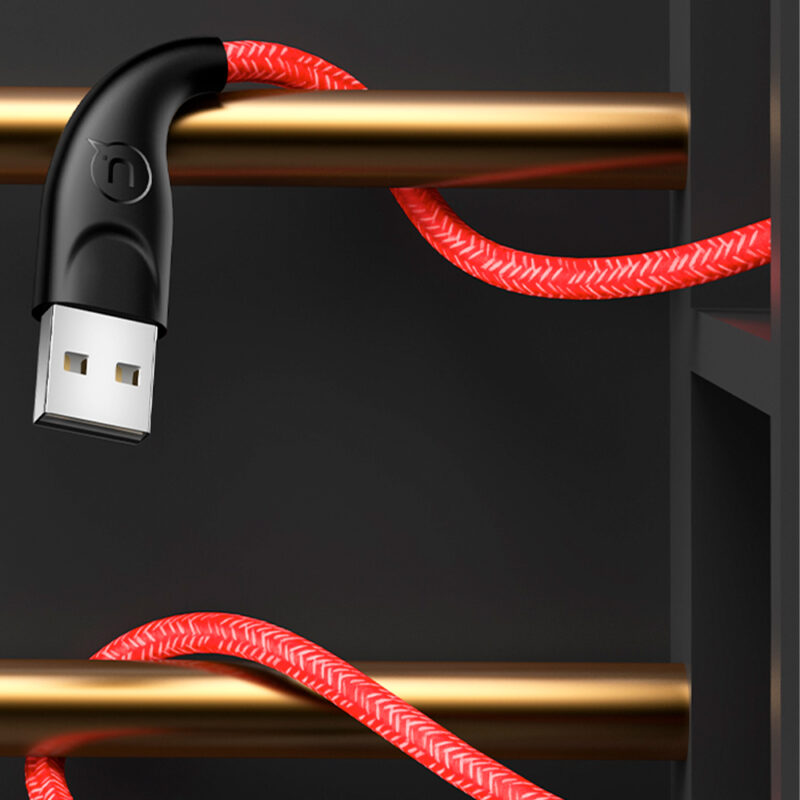 Cabo Usb Usams Usb A p/Lightning Máx. 2A 3Metro Vermelho
