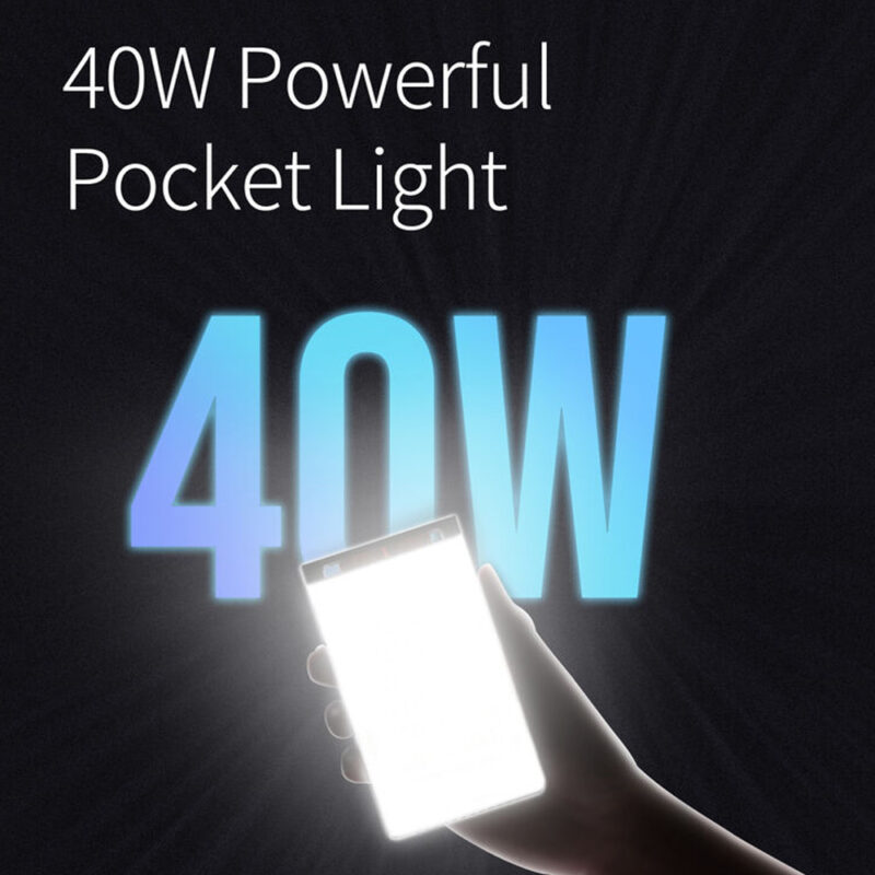 Painel Mini Luz Led Zhiyun Fiveray M40 Portátil p/Vídeo