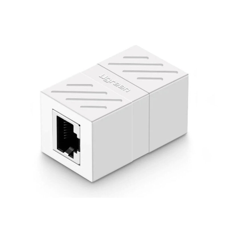 Adaptador Rj45 Ugreen p/Cabo de Internet 1000Mbps Branco