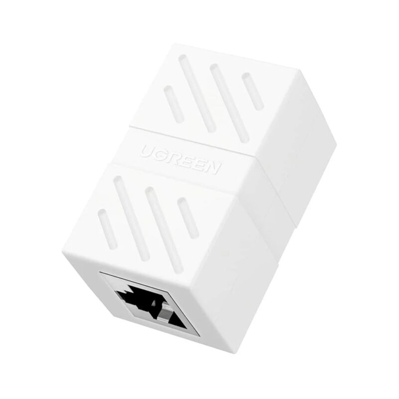 Adaptador Rj45 Ugreen p/Cabo de Internet 1000Mbps Branco