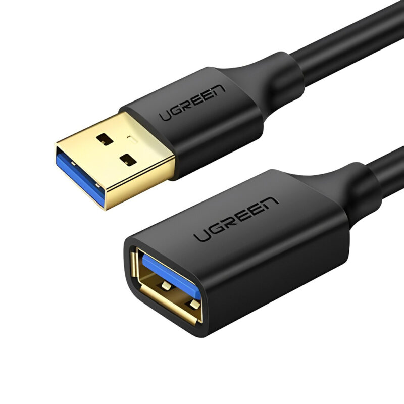 Cabo Usb Ugreen Extensor Usb 3.0 Macho/Fêmea 5 M Preto