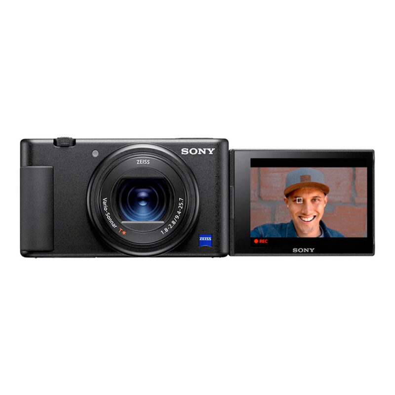 Câmera Fotográfica Digital Sony ZV-1 Design Compacto Preta