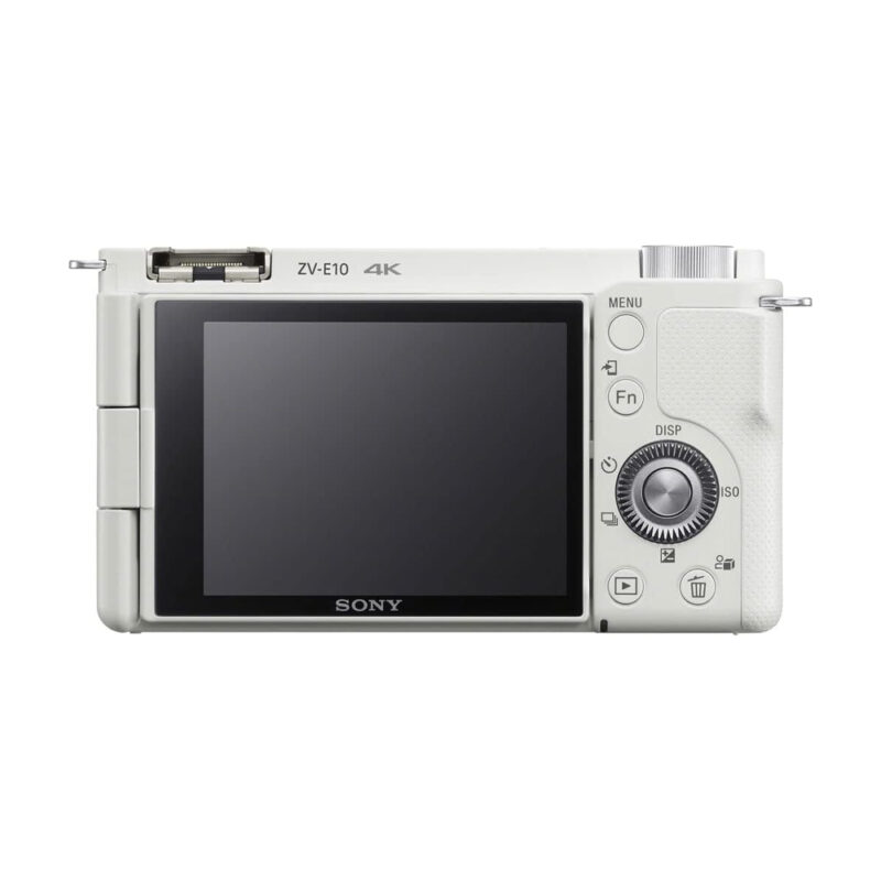 Câmera Fotográfica Sony ZV-E10 e Lente Pz 16-50mm Branca