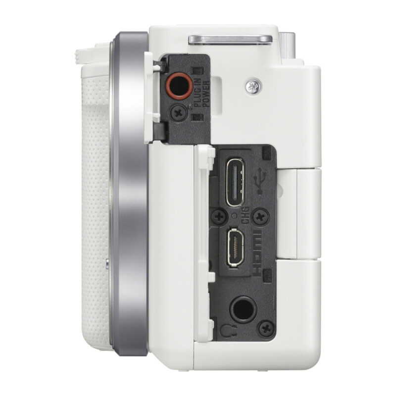 Câmera Digital Sony ZV-E10 Mirrorless Apenas Corpo Branca