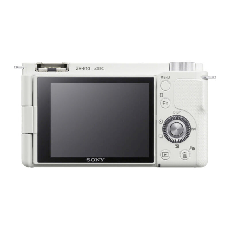 Câmera Digital Sony ZV-E10 Mirrorless Apenas Corpo Branca