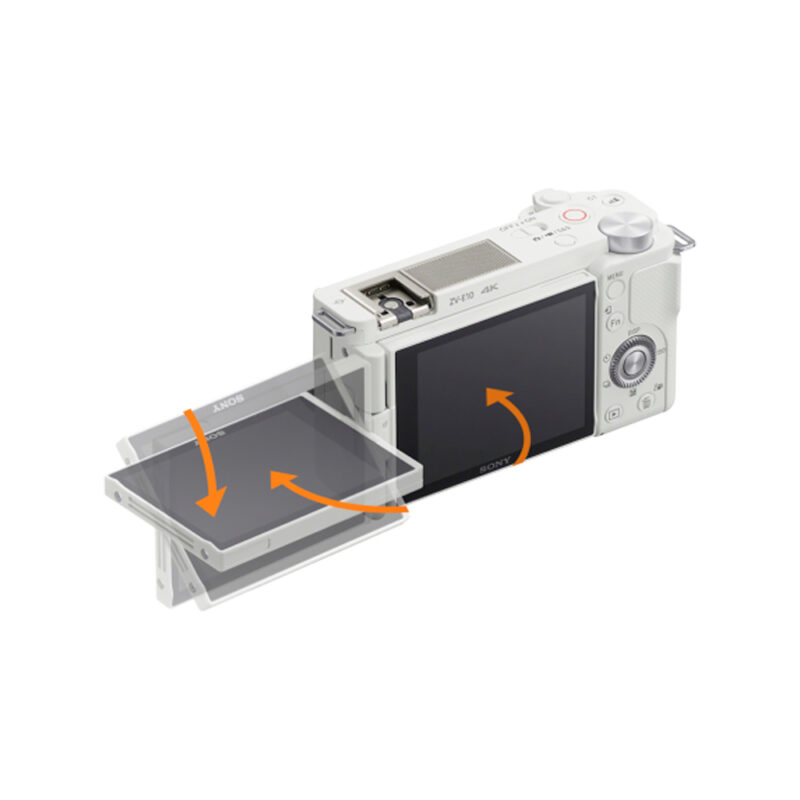 Câmera Digital Sony ZV-E10 Mirrorless Apenas Corpo Branca