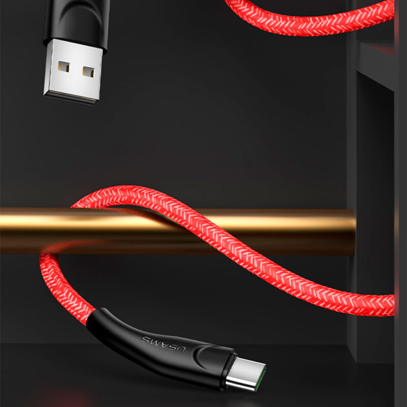 Cabo Usb Usams Usb A para Usb Tipo C 3Metros Vermelho