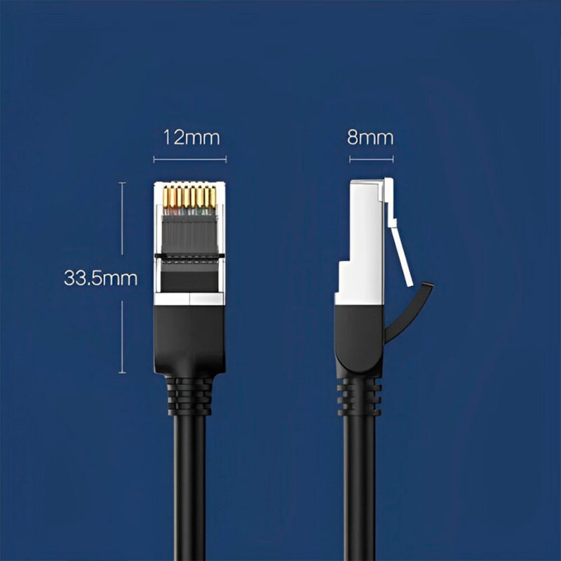 Cabo de Rede Rj45 Ugreen Cat6 UTP Macho 1 Metro Preto