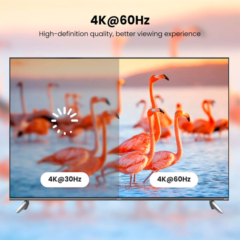 Cabo Vídeo Ugreen Micro Hdmi p/Hdmi 4K/60Hz Macho 3M Preto