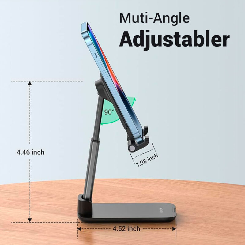 Suporte de Mesa Ugreen Dobrável para Smartphone Preto