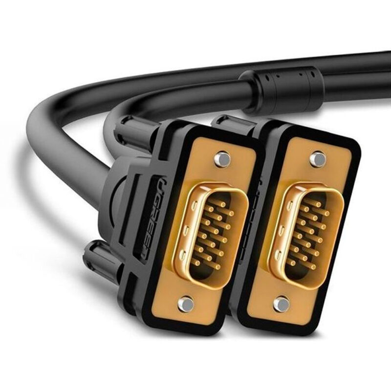 Cabo VGA Ugreen Full Hd Macho/Macho 3 Metros Preto