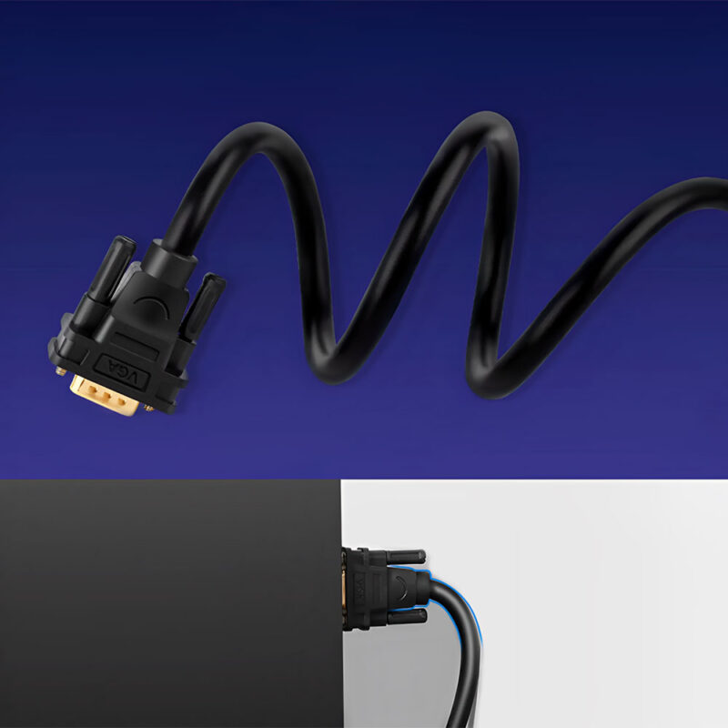 Cabo VGA Ugreen Full Hd Macho/Macho 3 Metros Preto