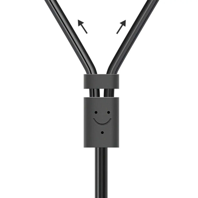 Cabo Áudio Ugreen 3.5mm pra 2Rca Macho/Fêmea 1.5M Preto