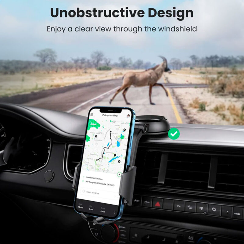 Suporte Veicular Ugreen Smartphone Carro Ajustável Preto