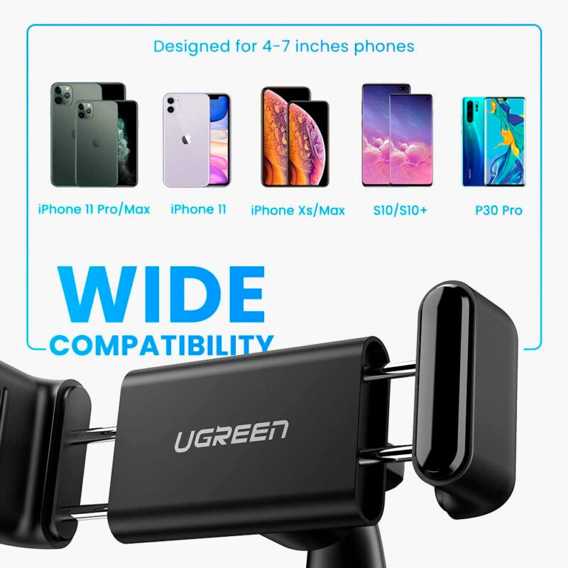Suporte Veicular Ugreen p/Smartphone Painel Carro Preto