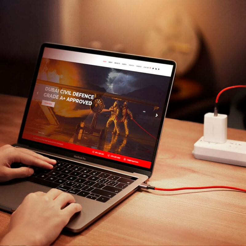 Cabo Usb Ugreen Usb Tipo C 2.0 Macho 3A 1 Metro Vermelho