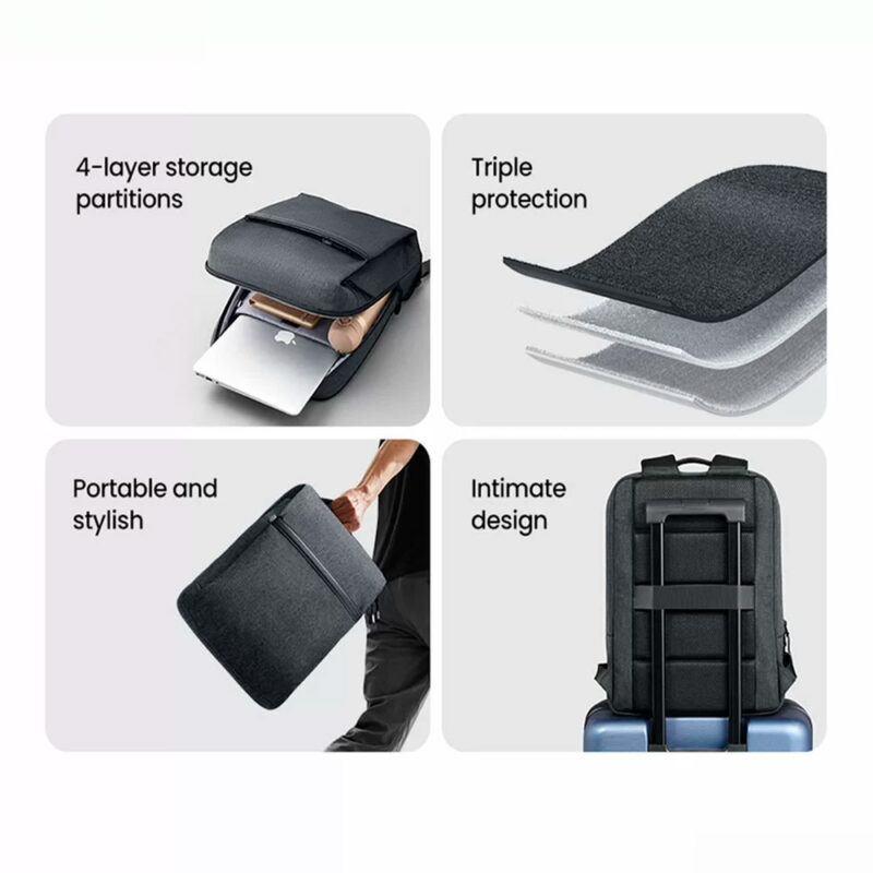 Mochila Multifuncional Ugreen p/Laptop 15.6 pol. Cinza