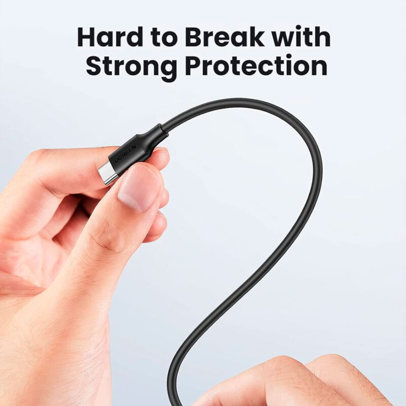 Cabo Usb Ugreen Usb Tipo C Macho/Macho 2.0 2Metros Preto